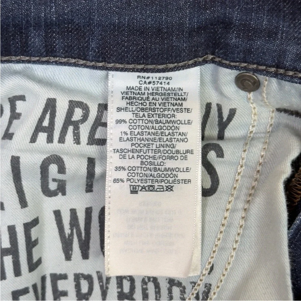 True Religion Billy Relaxed Bootcut Jeans Mens 34x33 Blue Western Skate Y2K Flap